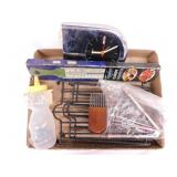 Dali Co. Hong Kong quartz mantel clock, 6" tall -