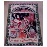 Goodwin Weavers triple woven Christmas throw -