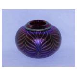 Stunning Daniel Lotton iridescent ruby red rose