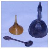 Antique sterling dinner bell - Vintage sterling