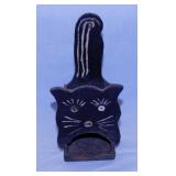 Vintage wooden cat matchstick holder