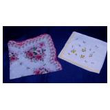 Vintage Desco embroidered handkerchief hankie -