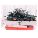 Strands of Christmas lights