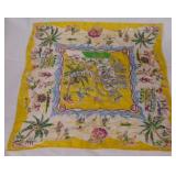 Florida state souvenir hankie handkerchief -