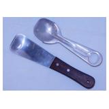 Mid Century Dekalb stainless ice cream scoop -