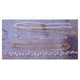 Vintage Napier necklace - KJL goldtone chain -