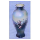 Antique R.S. Prussia Melon Eater porcelain vase,