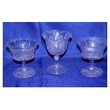 5 antique EAPG glassware pieces