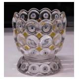 Imperial Co-Operative Flint Glass Jeweled Moon &