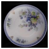 4 antique France & Germany hand painted plates