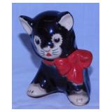 Vintage Japan porcelain cat planter