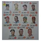 1968 Topps Game baseball cards (11) different