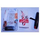 New Skil hand crank flashlight w/ screwdriver in