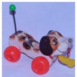 1965 Fisher-Price Little Snoopy dog pull toy -