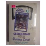 Box Georgetown Hoyas cards, 36 packs Patrick Ewing