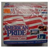 Box American Pride 48 packs of 5 cards each
