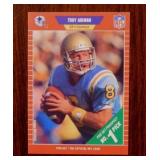 1989 Pro Set #490 Troy Aikman rookie football card