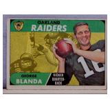 1968 Topps #142 George Blanda Oakland Raiders