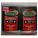 10 packs 1992 Topps Stadium Club Series 1 baseball