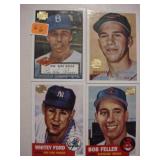 4 Topps Archives reprints baseball star cards: