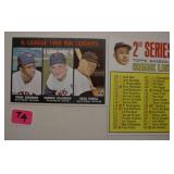 Two 1967 Topps baseball cards: