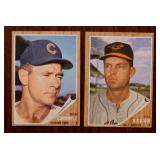 2 rare 1962 Topps Hi-Series #488 and #495: