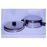 2 Saladmaster pieces: Roaster top - Skillet lid