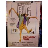 1966 Georgy Girl movie poster, Lynn Redgrave