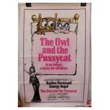 1973 The Owl And The Pussycat movie poster,