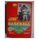 1992 box Score Series II baseball cards