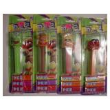 Set of 4 PEZ Muppets: Kermit - Fozzie - Miss Piggy