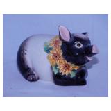 1992 Fitz & Floyd Country Sunflower Hog Pig