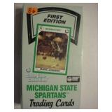 Box Michigan State University Spartans cards,