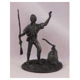 1974 The First Citizen pewter sculpture,