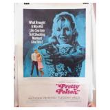 1968 Pretty Poison movie poster, Anthony Perkins