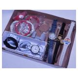 Doodlz coloring bracelet watch w/ 7 bands in box -