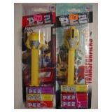 Two 2015 / 2016 PEZ Bumblebee Transformers