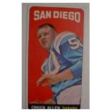 1965 Topps #154 Chuck Allen football card,