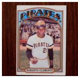 1972 Topps #309 Roberto Clemente Pittsburgh Pirate