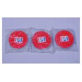 3 sets NOS Pepsi snap-on bicycle spoke reflectors
