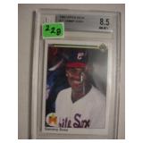 1990 Upper Deck Sammy Sosa rookie baseball card,