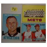 Three 1967 Topps baseball cards #42 - #109 - #599