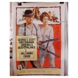 1973 Oklahoma Crude movie poster, George C. Scott,