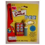 2001 PEZ Homer Simpson keychain