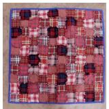 3 machine stitched quilted throws