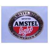 Vintage Amstel Light beer sign -