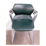 3 Acton Stacker American Seating padded chairs,