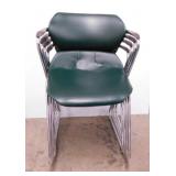 4 Acton Stacker American Seating padded chairs,