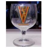 WWII WW2 pinup girl Victory Medical Corps glass