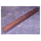 Antique wooden pipe organ note